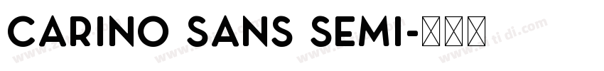 Carino Sans Semi字体转换
